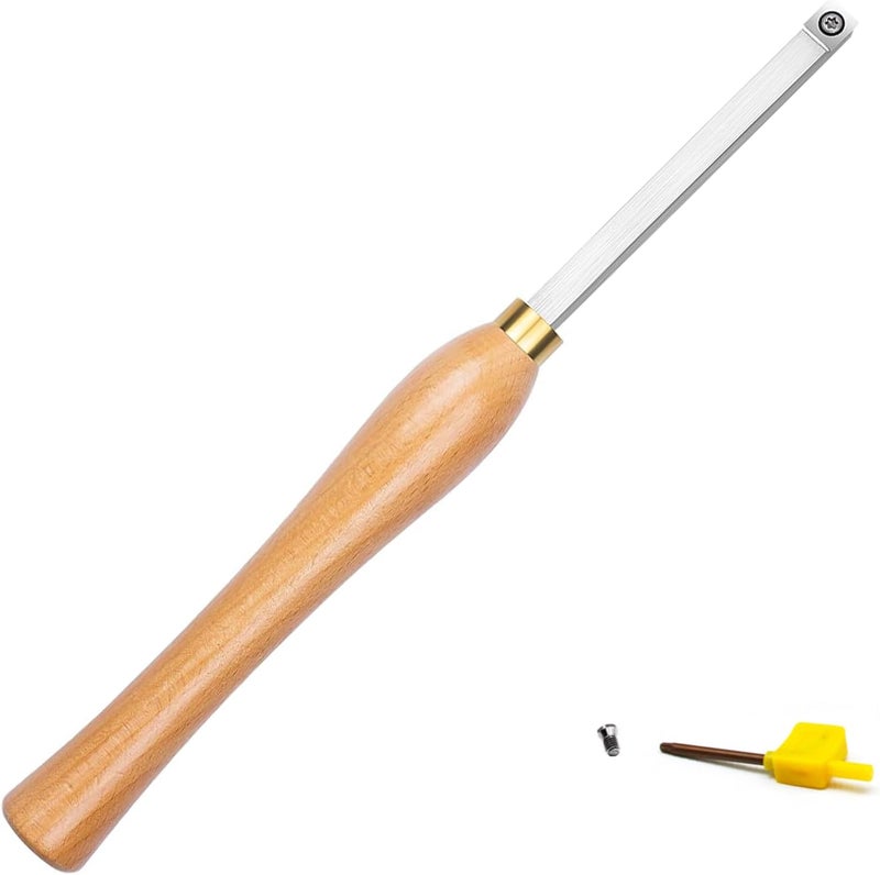CDBP Wood Turning Tool Mini Size Rougher Chisel With 11mm Straight Square Inserts for Wood Hobbyist or DIY or Carpenter. - Image 1